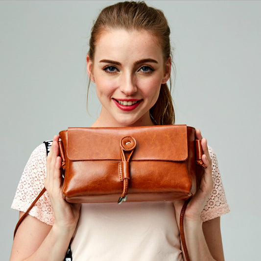 Women's Genuine Leather Affordable Luxury Style Shoulder Bags