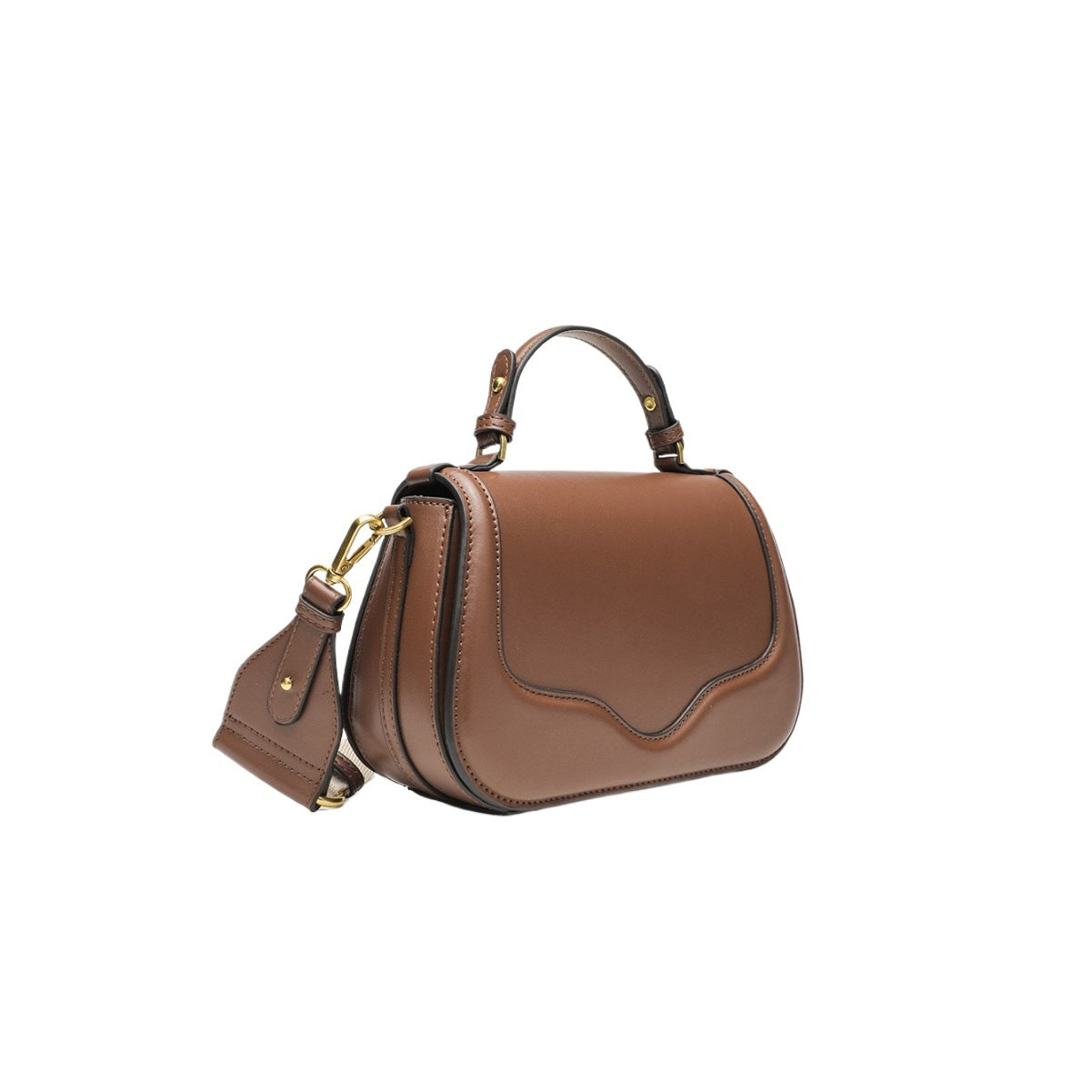 Women's Fashion Design Portable Magnetic Snap Textured Western Style Crossbody Bags