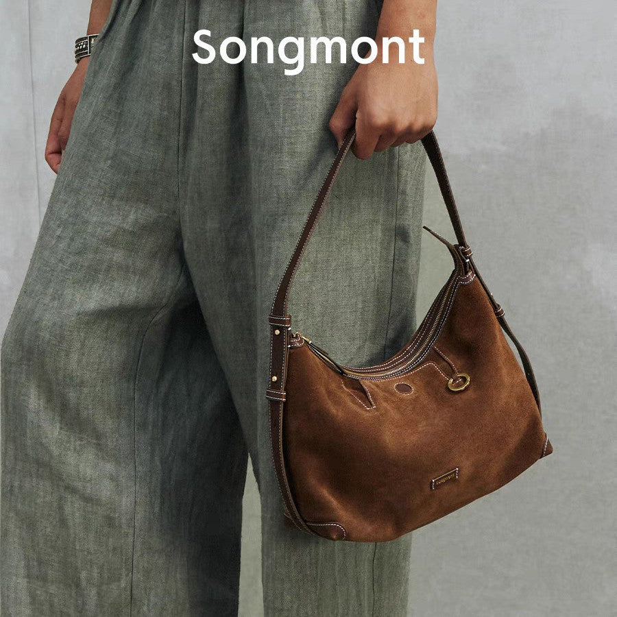 Loose Tracking Series Shallow Carpetbag Underarm Crossbody Bags