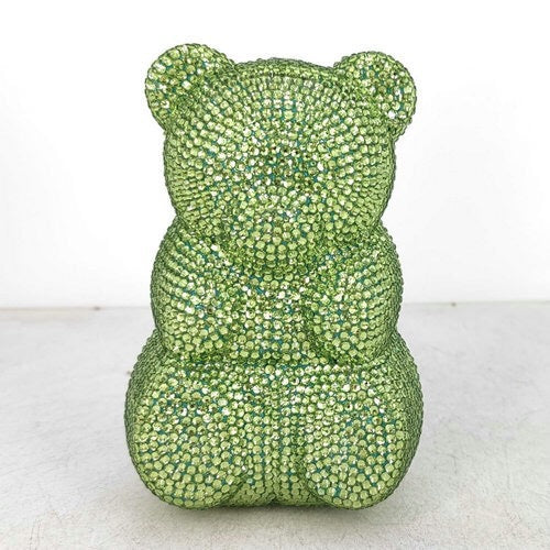 Women's Bear Rhinestone Cartoon Crystal Diamond Dinner Evening Bags