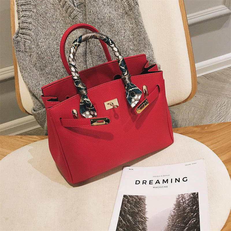 Women's High-grade Western Style Textured Korean Fashion Shoulder Bags