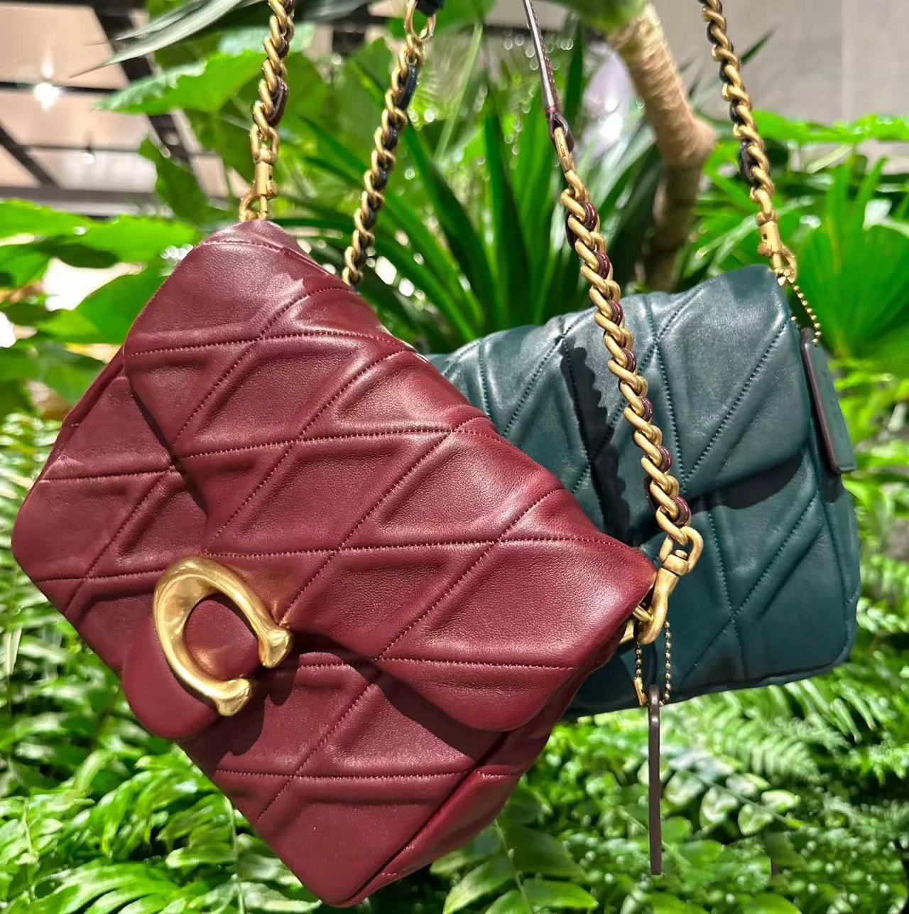 Women's Sheepskin Diamond Retro Portable Underarm For Crossbody Bags