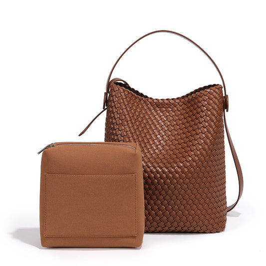 Retro High-grade Large Capacity Portable Trendy Shoulder Bags