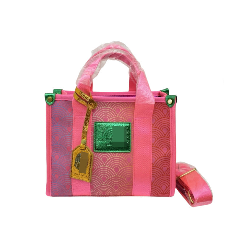 Women's Color-matching High-grade Large Capacity Commuter Bags