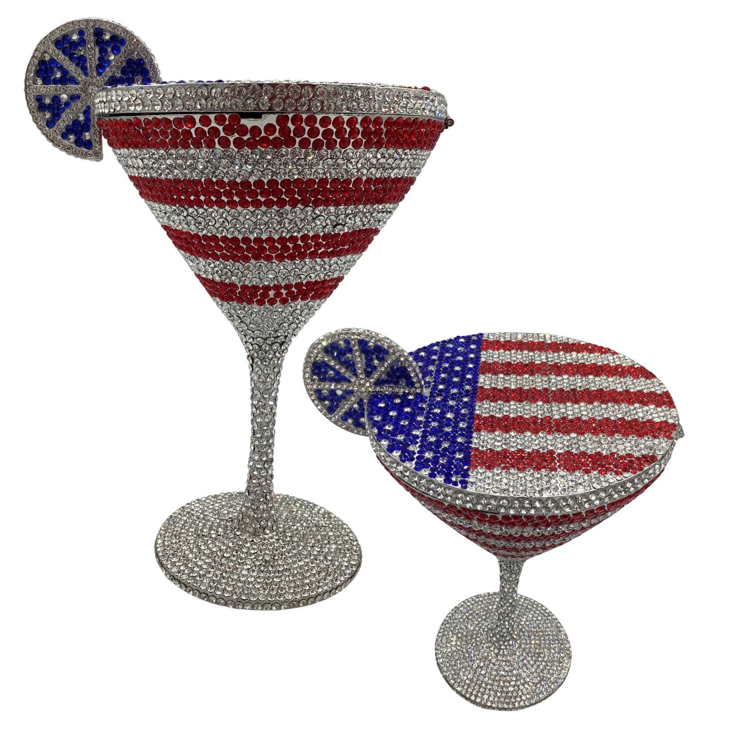 Women's Strictly Selected Cocktail Goblet Diamond Clutch Bags