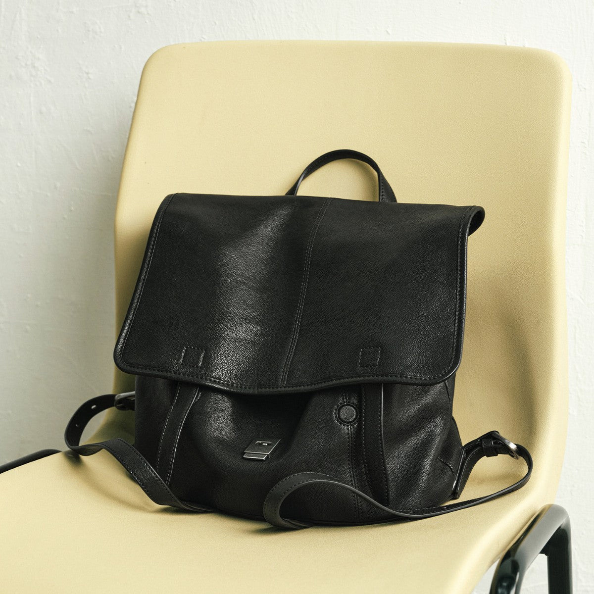 Slouchy Sheepskin Series Large Capacity Commute Backpacks