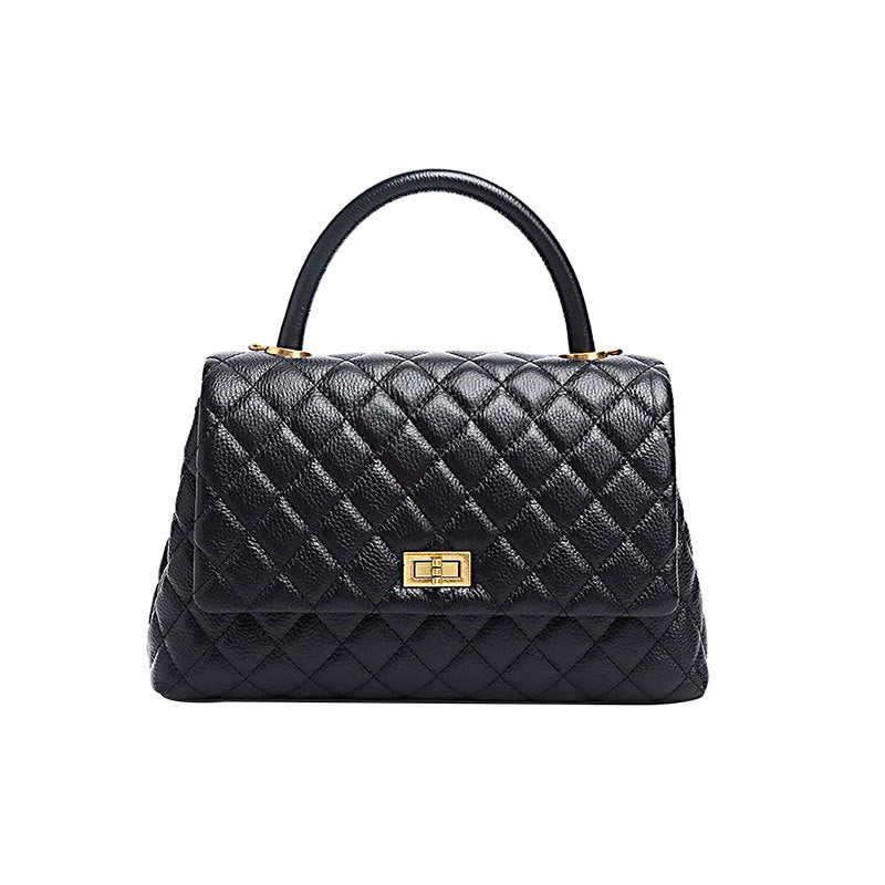 Women's Handmade Leather Caviar High-grade Cowhide Ball Crossbody Bags