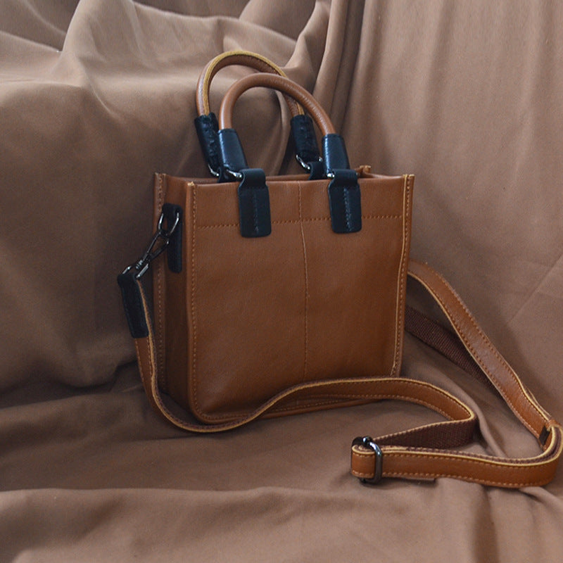 Women's Design Genuine Leather Vegetable Tanning Portable Bags