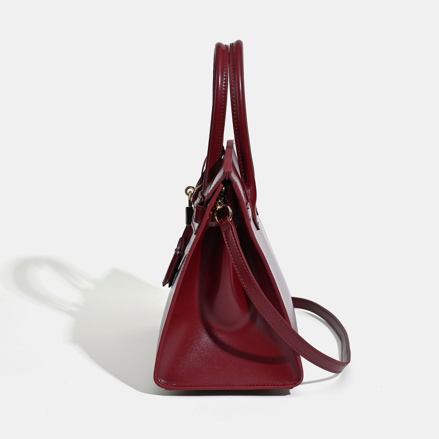 Women's Layer Cowhide Simple Fashion Light Luxury Handbags