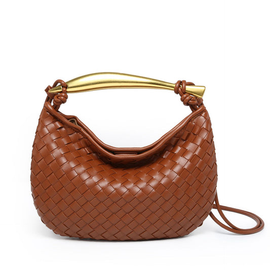 Charming Pretty Woven Sardine Hand Dumpling Crossbody Bags