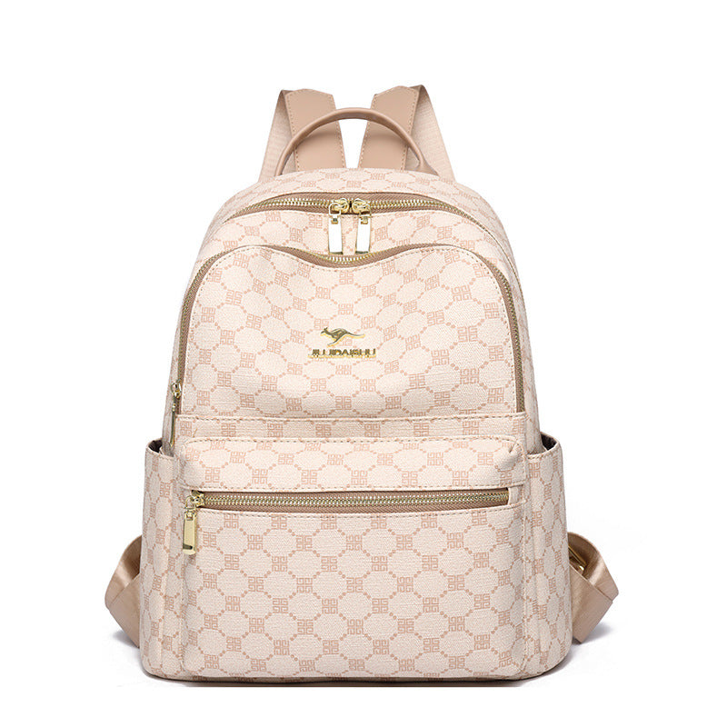 Women's Korean Printed Stylish Versatile Large Capacity Backpacks