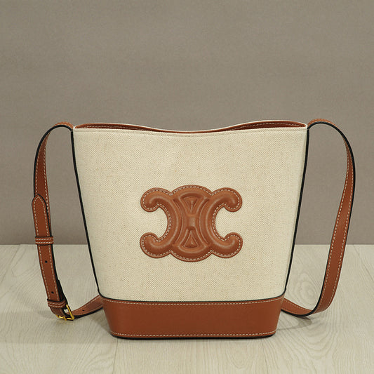 Arc Leather Niche Retro Large Capacity Crossbody Bags