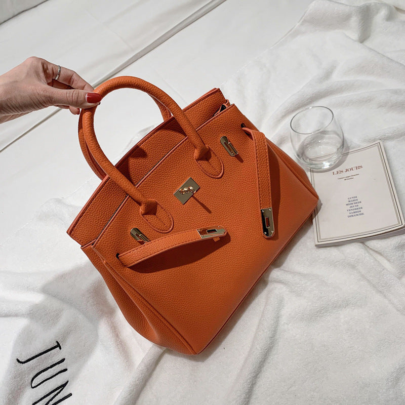 Women's High-grade Western Style Textured Korean Fashion Shoulder Bags