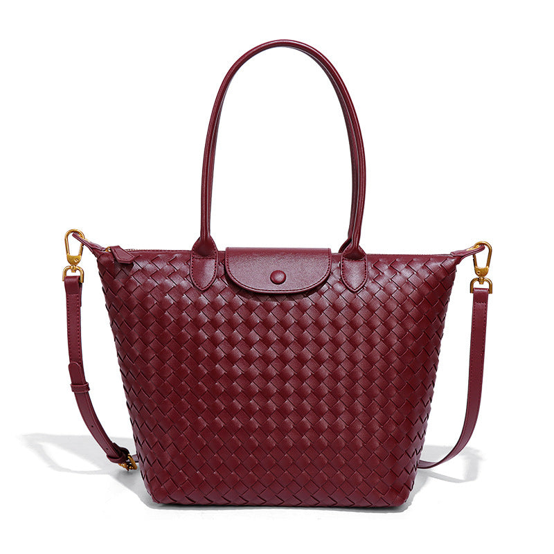 Fashion Dumpling Hand-woven Large Capacity Portable Bags