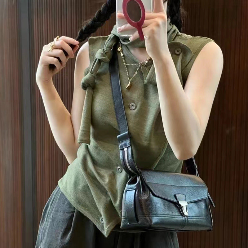 Women's Dual Version Development Design Leather First Layer Bags