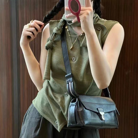 Women's Dual Version Development Design Leather First Layer Bags