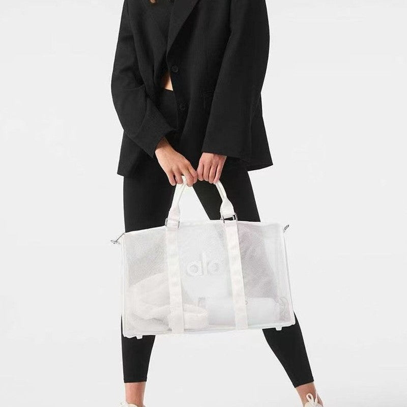 Women's & Men's & Transparent Mesh Yoga Fitness Sling Bags