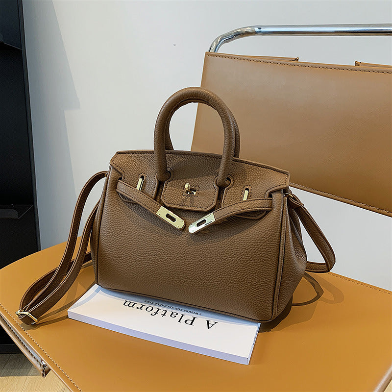 Women's Texture Fashion Red Bridal Large Crossbody Bags