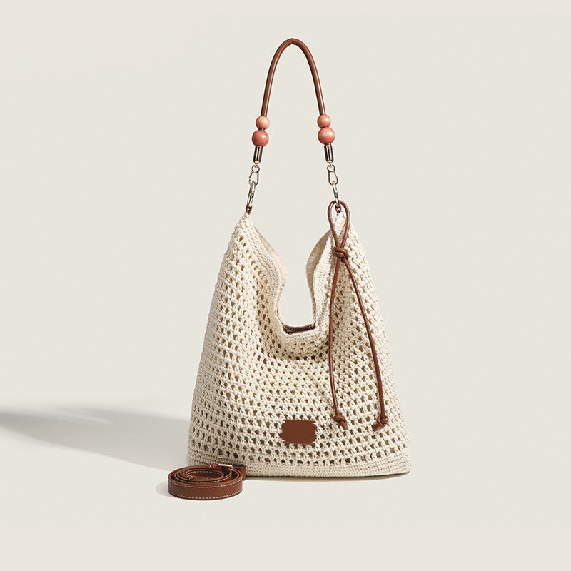 Women's Woven Summer For Seaside Vacation Portable Shoulder Bags