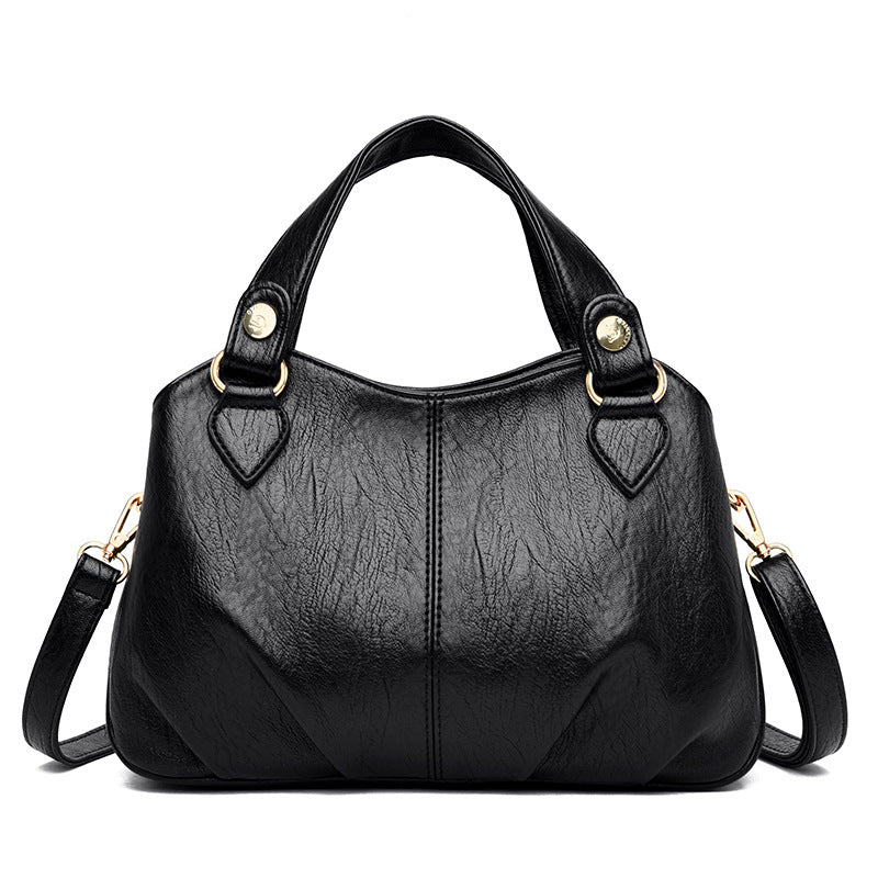 Women's Style Retro Soft Leather Large Capacity Handbags