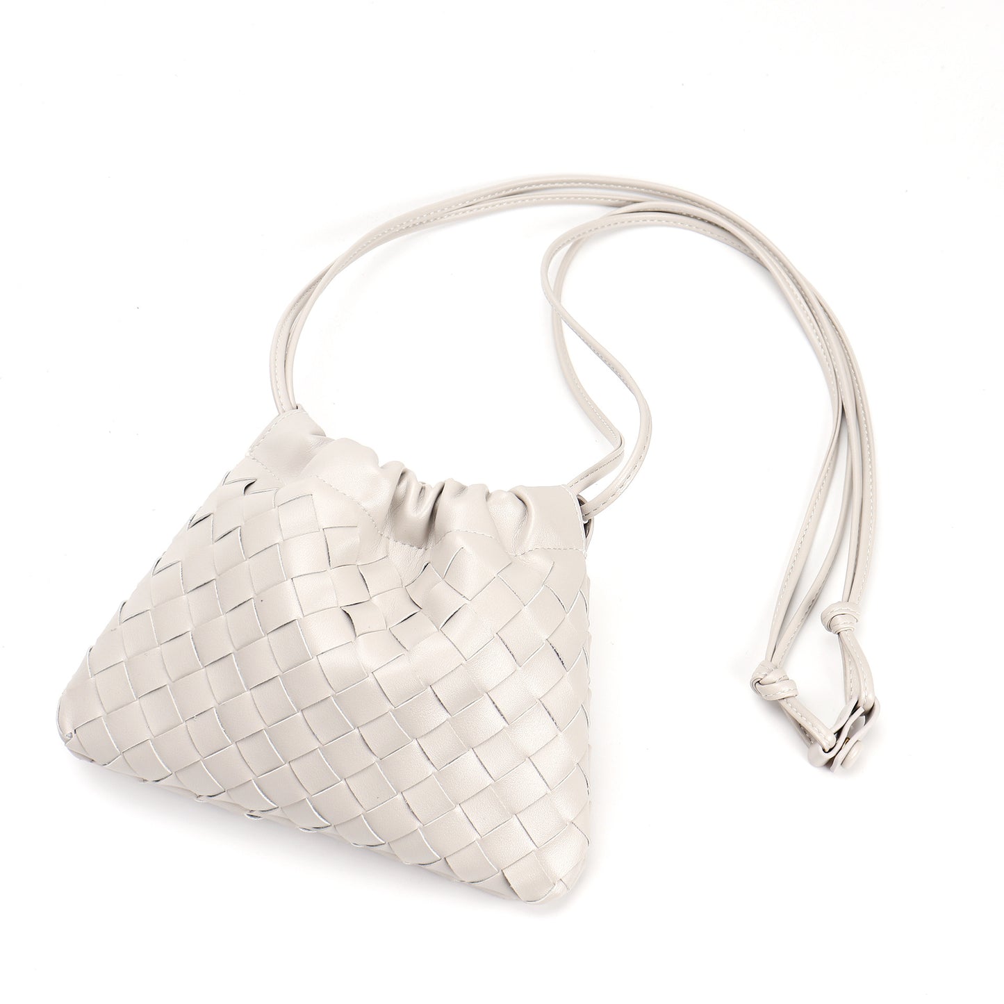 Women's Woven Dumpling Design Lucky Cloud Crossbody Bags