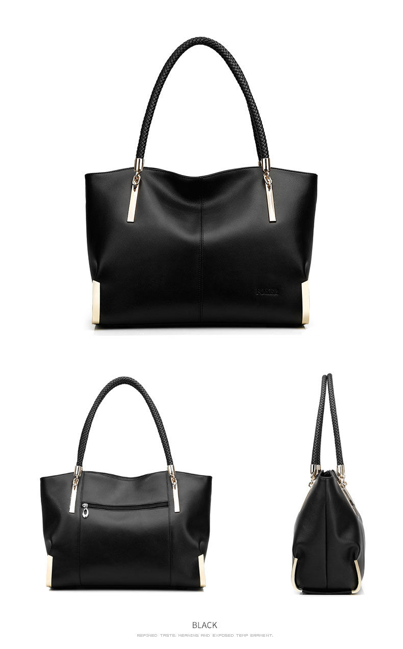 Women's Cowhide Light Luxury Large Capacity Totes Bags