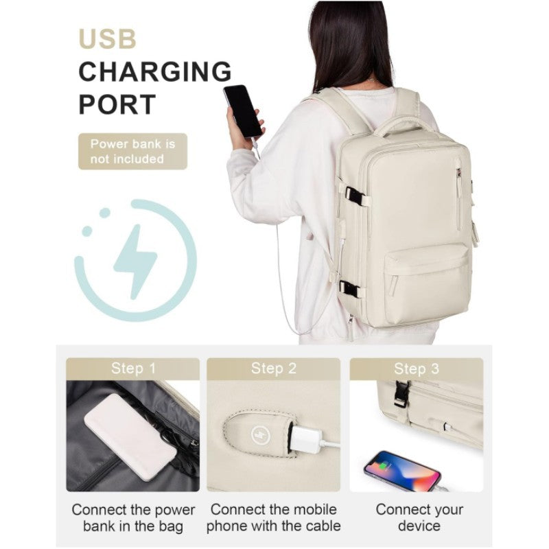 Elegant Rechargeable Large Capacity Carrying Multifunctional Backpacks