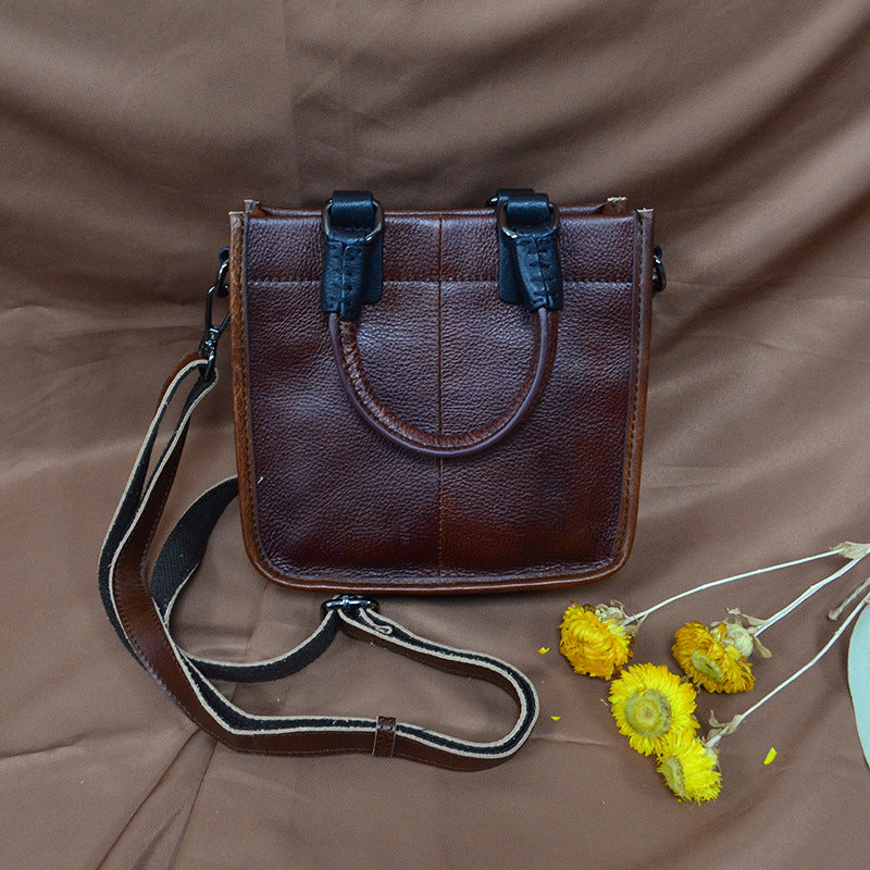 Women's Design Genuine Leather Vegetable Tanning Portable Bags