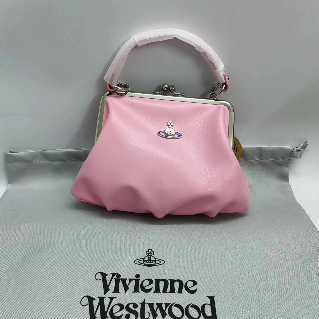 Mother's Saturn Frame Dumpling Classic Sheepskin Bags