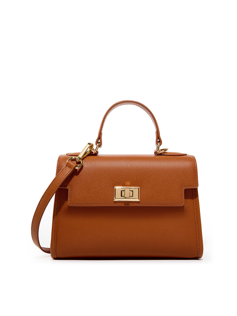 Women's Classic Commuter Versatile Cowhide Trendy Retro Crossbody Bags