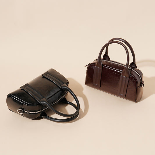 Layer Cowhide Retro Minority Design Fashion Shoulder Bags