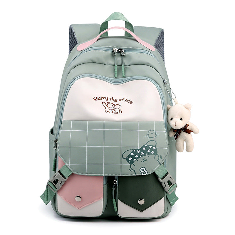 Waterproof Female Junior High Korean Large Backpacks