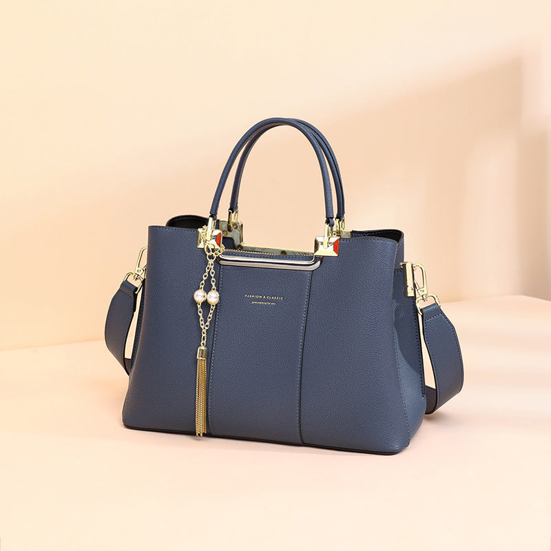 Women's Genuine Leather Versatile High Sense Mom Bags