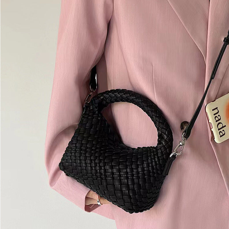 Women's Trendy Hand-woven Vegetable Basket Korean Style Bags