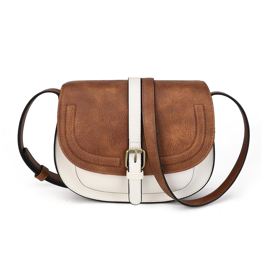 Women's Fashion Style Retro Saddle Semicircle Shoulder Bags