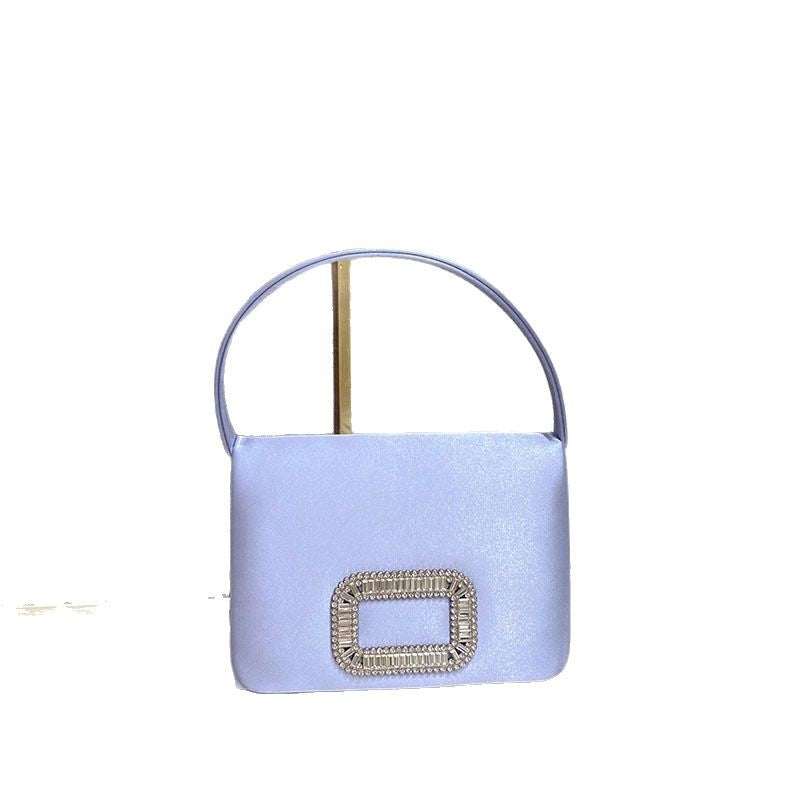 Veet Shiny Rhinestone Portable Diamond Chain Handbags