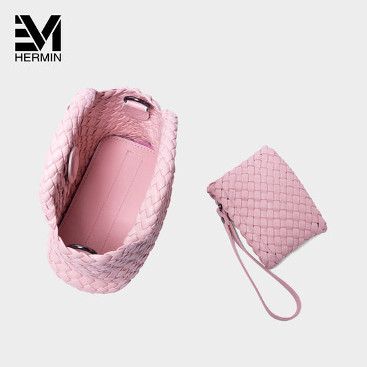 Women's Hand-woven Hand-held High-grade Fashion Vegetable Basket Shoulder Bags