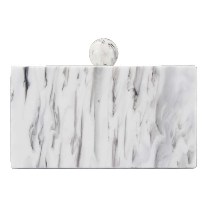 Women's Marble Acrylic Fashion Clutch Dinner Wedding Bags