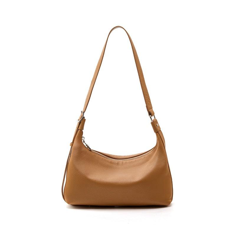 Women's Layer Cowhide High-grade Portable Tops Crossbody Bags