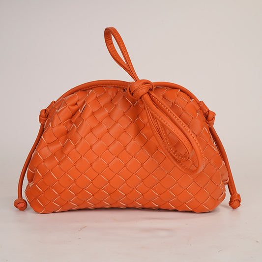 Women's Woven Cloud Korean Fashion Dumpling Underarm Crossbody Bags