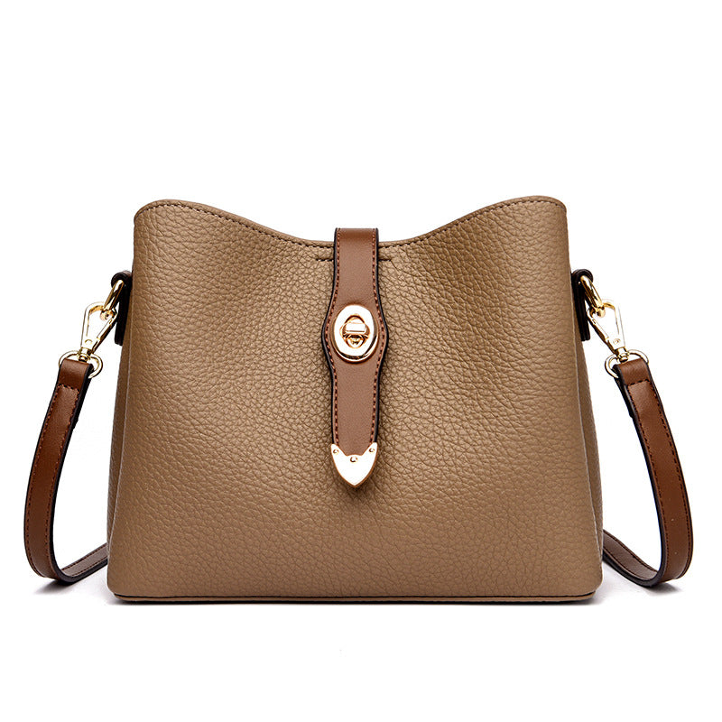 Women's Large Capacity Western Style Simple Versatile Shoulder Bags