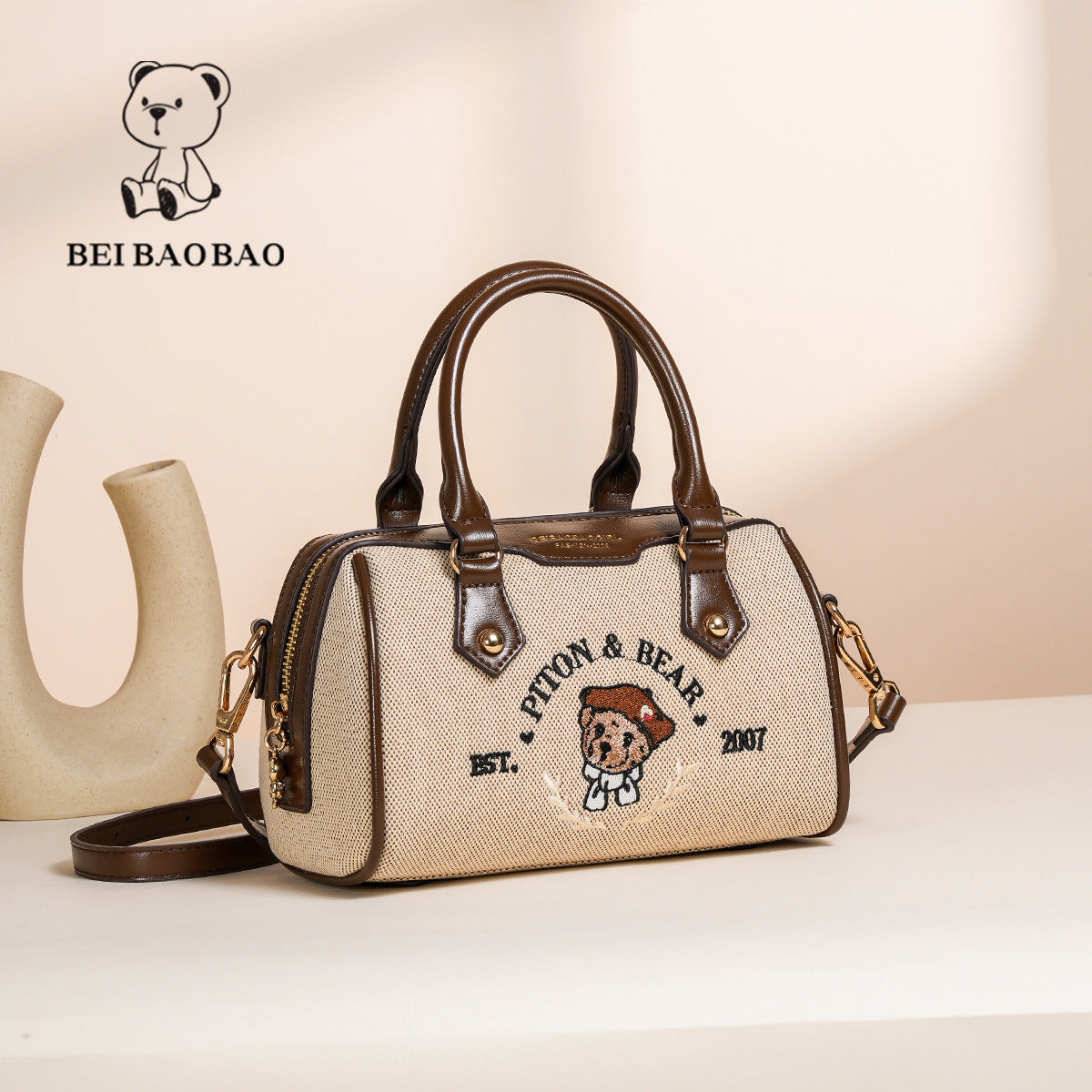 Bear Female Daily Korean Version For Crossbody Bags