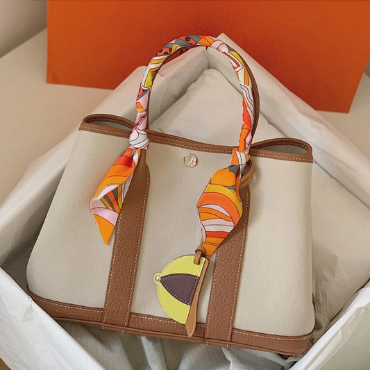 Attractive Women's Versatile Canvas Portable Shopping Shoulder Bags