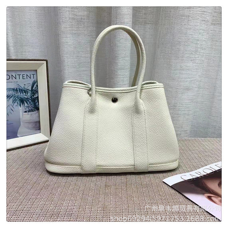 Women's Garden Layer Cowhide Fashionable Bridal Large Handbags