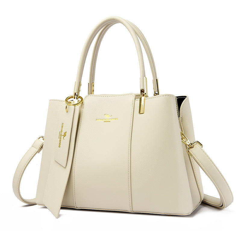 Women's Lux Genuine Leather Wedding Bridal High Sense Cowhide Shoulder Bags