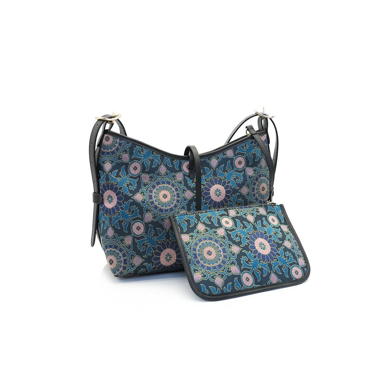 Women's Retro Dragon's Beard Mom Large Capacity Chinese Bags