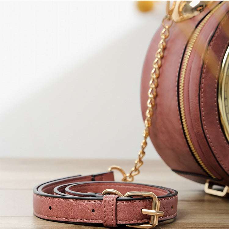 Women's British Niche Retro Creative Clock Exotic Shoulder Bags