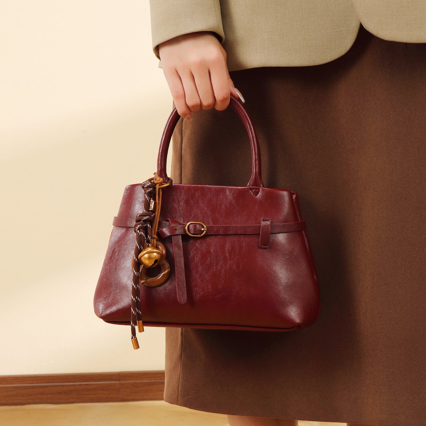 Durable Red Light Luxury Elegant Bridal Shoulder Bags