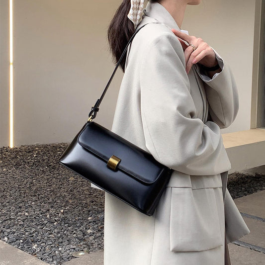 Underarm High-grade Versatile Cowhide Light Luxury Shoulder Bags