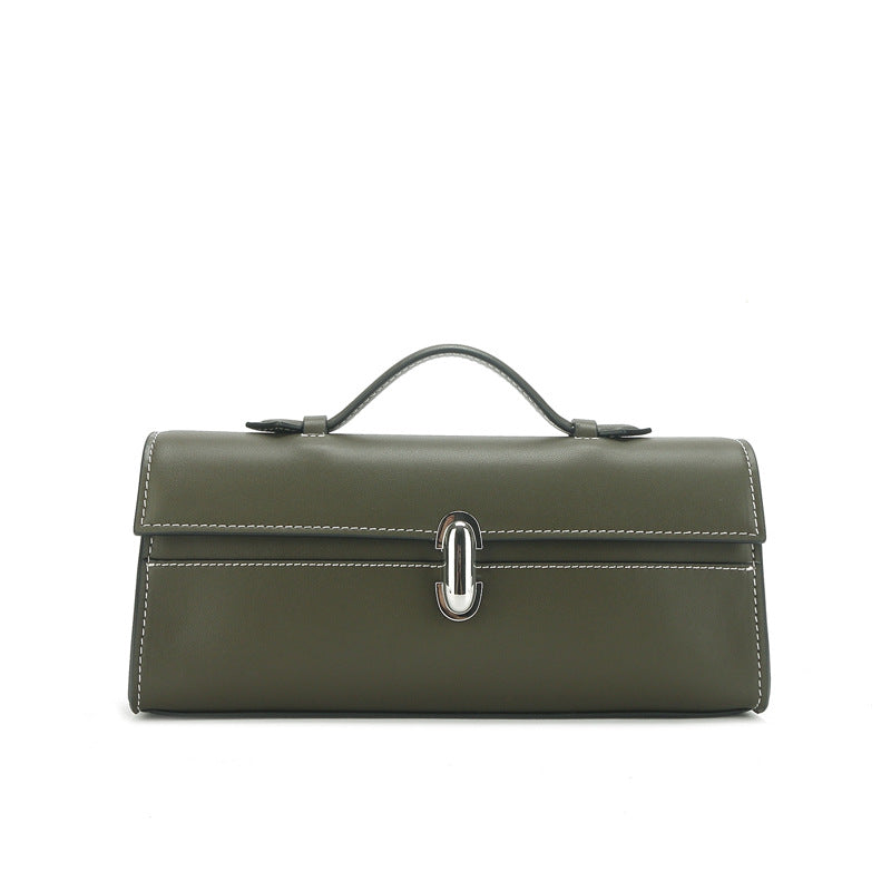 Women's Italian Light Luxury Long Design Vintage Handbags